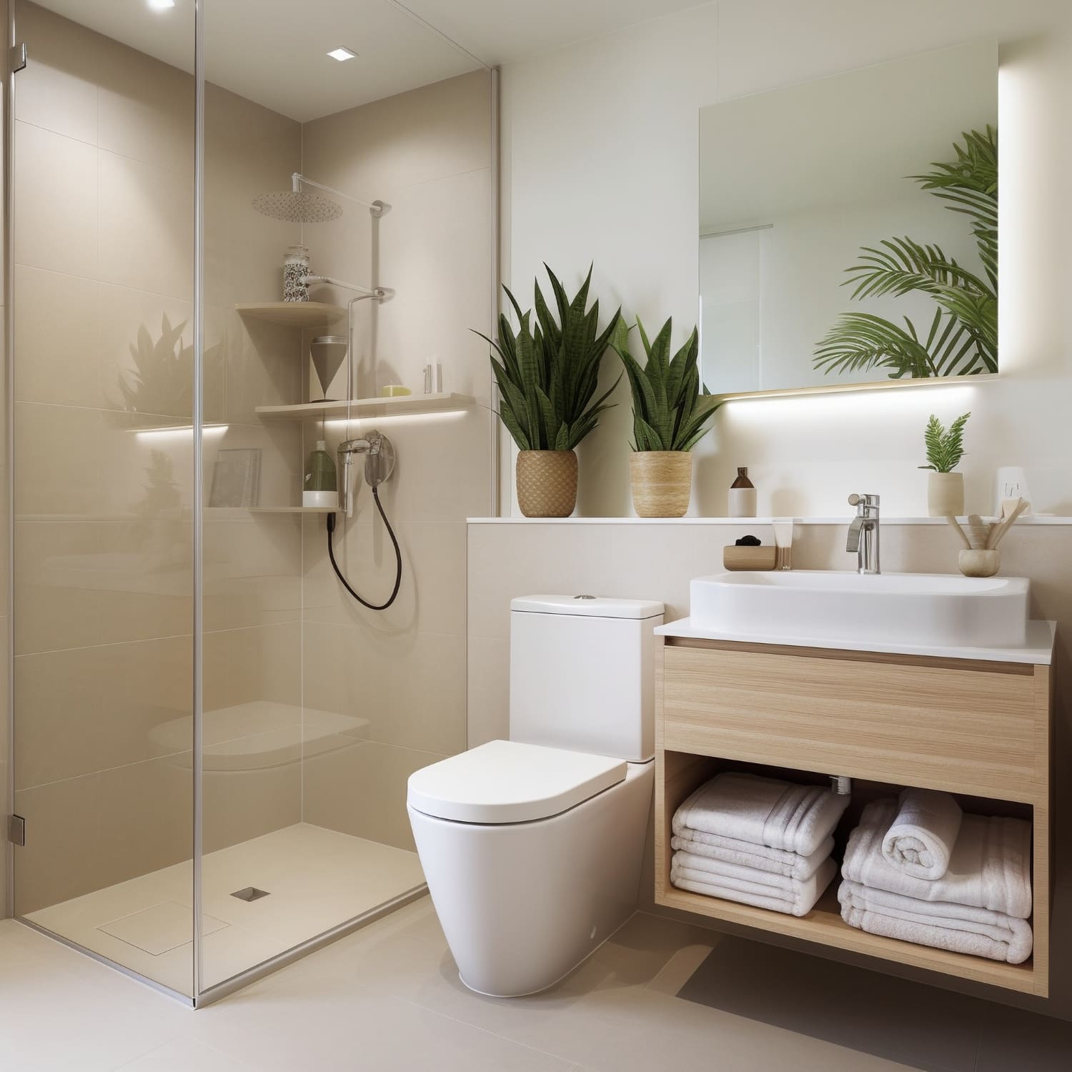 Compact Bathroom